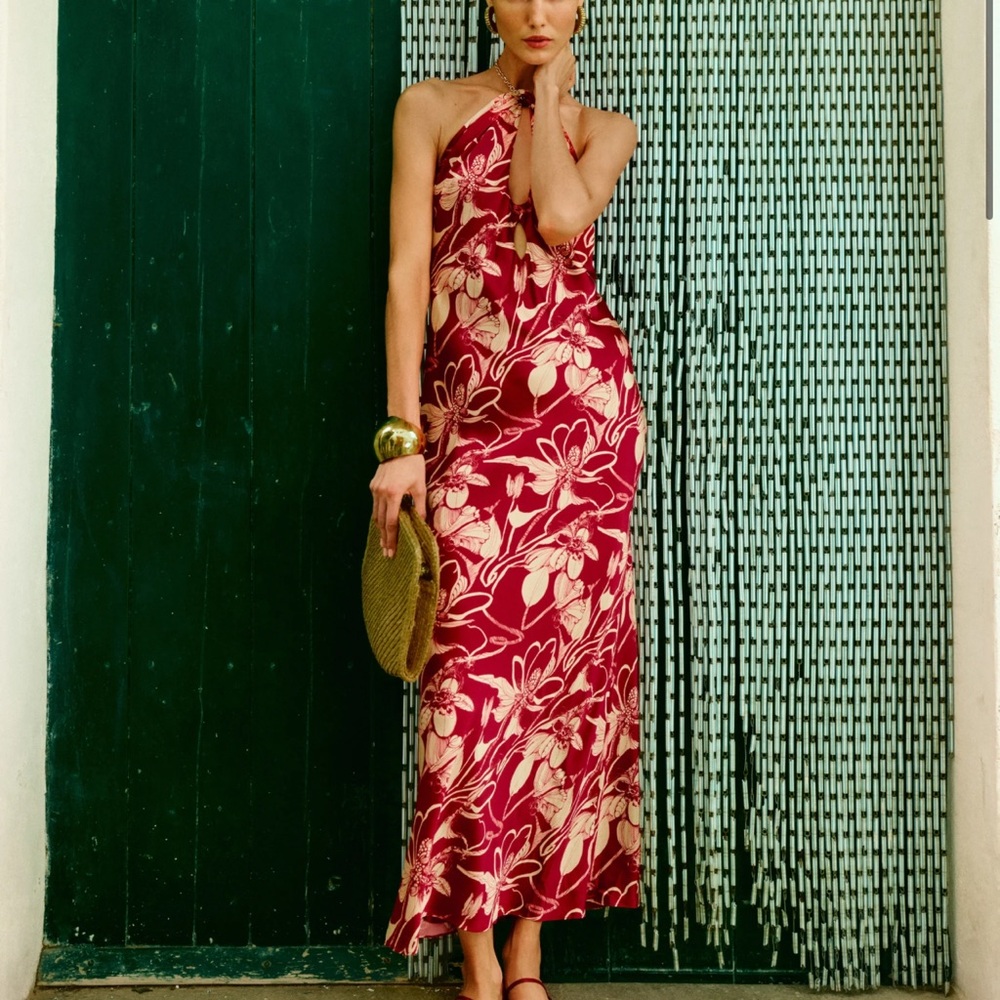 Reformation Yesenia Silk Dress - NWT size S
